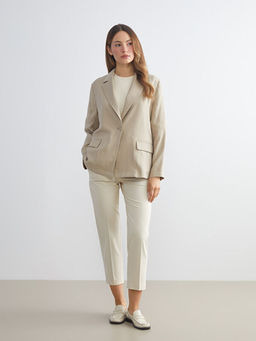 Gabardin Kad?n Blazer Ceket