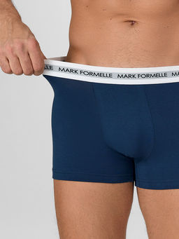 Цена за 2 штуки! Трусы боксеры мужские синие - Mark formelle фото 5