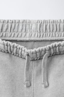BARREL PLUSH TROUSERS WITH SLOGAN - Zara фото 8