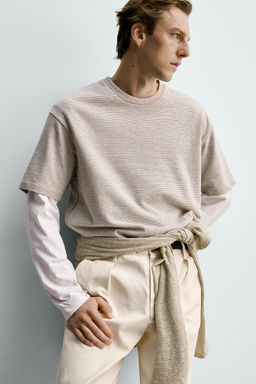 CAMISETA RELAXED FIT  RAYAS / rayas