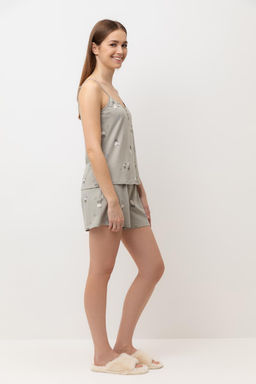 Е 20177/пыльно-оливковый,овечки на лугу пижама жен - Very neat фото 4