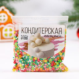 Посыпка кондитерская, МИКС в цветной глазури Новогоднее ассорти №1, 50 г - Simaland фото 2