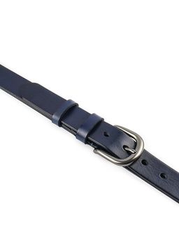 Мужской кожаный ремень Dierhoff ДРК 3051/2-30 Синий - Sergio valentini фото 10