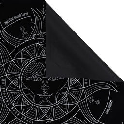 Скатерть для гадания бархатная Солнце и луна, 50х50 см, 16+ - Лас играс фото 4