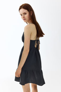 Vestido de muselina con espalda descubierta - H&m фото 4
