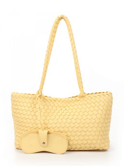 LACCOMA сумка СУ1056-светло-желтый эко кожа хлопок