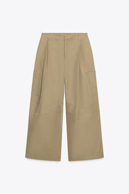 CARGO TROUSERS WITH PLEATS - Zara фото 7