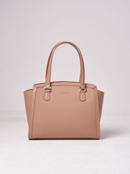 Сумка кожаная Azaro 30690 бежевая нуга