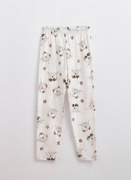DEA MIA БРЮКИ ЖЕНСКИЕ 5301 TROUSERS (пижамные с рисунком) св.бежевый - Conte elegant фото 2