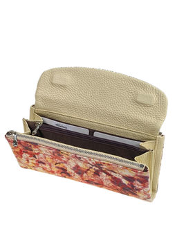 Женский кошелёк из натуральной кожи мультицвет - Greta фото 2