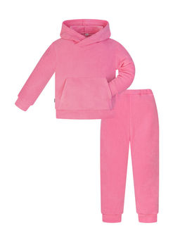 Костюм детский флисовый розовый 7043г(ш) (146, 76)