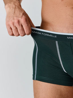 Цена за 2 штуки! Трусы боксеры мужские зеленые - Mark formelle фото 5