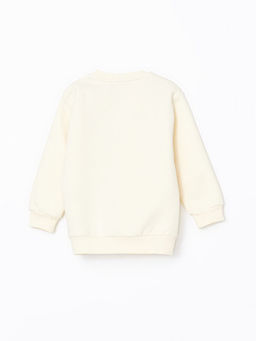 Bisiklet Yaka Bask?l? Erkek Bebek Sweatshirt - Waikiki фото 3
