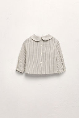 LIMITED EDITION STRIPED PETER PAN COLLAR SHIRT - Zara фото 2