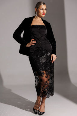 Юбка Мода Юрс 25-2946 черный