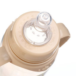 Бутылочка для кормления, новогодняя, Little Baby, классическое горло, с ручками, от 0 мес., 150 мл., цилиндр, M&B