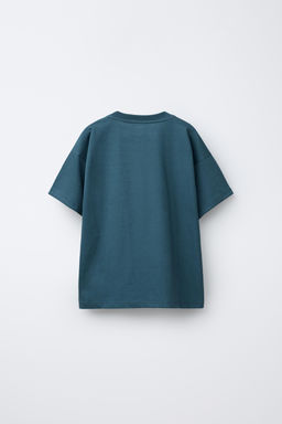SLOGAN PRINT T-SHIRT AND BERMUDA SHORTS SET - Zara фото 3