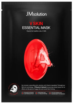 JMSOLUTION Тканевая маска с ретинолом V SKIN ESSENTIAL MASK (30 мл)