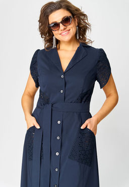 Платье EVA GRANT 7200В темно-синий