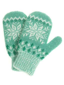 Варежки детские "Снежинка" 3 цвета 0804-27