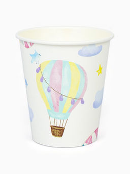 Цена за 12 шт. Стакан одноразовый бумажный «Воздушный шар», 250 мл