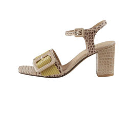 Кожаные босоножки, бежевые - Heine фото 2