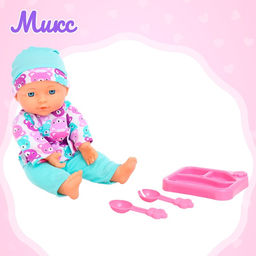 Пупс мягконабивной Мой малыш в костюмчике, с аксессуарами - Simaland фото 7