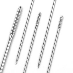 Цена за 25 шт. Иглы швейные в пластиковой коробочке, 24 шт., МИКС