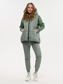 Утепленный жилет oversize - А+б коллекция фото 40