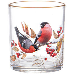 Набор стаканов снегири из 4-х шт. 320 мл 887-445 #НовыйГод /АРТИ-М/  фото 3