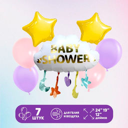 Воздушные шары, букет «Для малыша», набор 7 шт.