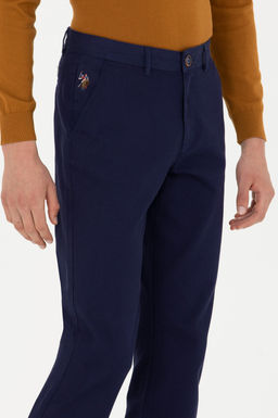 Erkek Lacivert Kanvas / Chino Pantolon Sepette S_rpriz _ndirim - U.s. polo assn фото 2