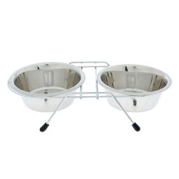 Набор из 2 мисок на подставке, 2 х 225 мл - Пижон фото 2