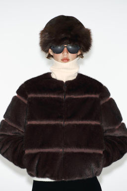 FAUX FUR HEIQ XREFLEX SKI COLLECTION JACKET - Zara фото 2