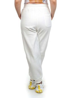M037 WHITE Брюки спортивные женские на флисе (100% хлопок) 7986 - Fashion фото 6