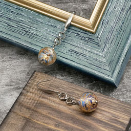 Серьги из муранского стекла