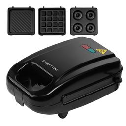 Вафельница электрическая со сменными формами GALAXY LINE GL2972 (видео в описании)  фото 2