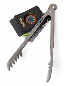 Щипцы кухонные для спагетти 26x3,3 серый осн.ч. нейлон; ручка: ТПР, ПП - Denastia фото 3