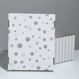 Складная коробка Стильный дом, 31,2 х 25,6 х 16,1 см - Дарите счастье фото 16