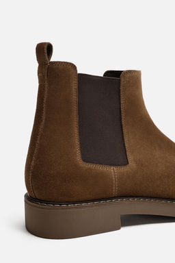 LEATHER CHELSEA BOOTS - Zara фото 3