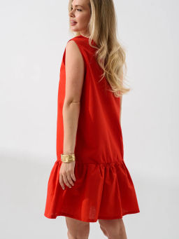 Платье Колокольчик хлопок со льном - Оптима фото 4