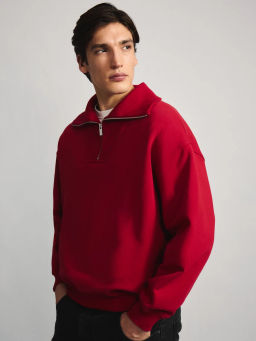 Толстовка relax fit на молнии / Zarina  фото 5