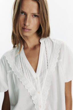 PUFF SLEEVE BLOUSE - Zara фото 4