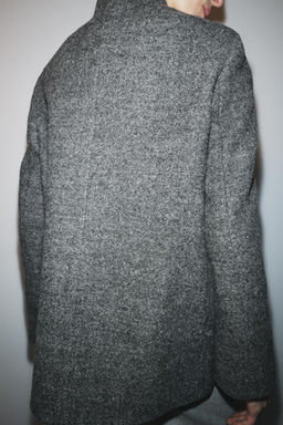 ZW COLLECTION LIMITED EDITION WOOL BLAZER WITH BUTTON - Zara фото 3