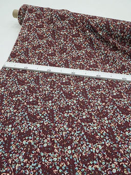 Штапель Премиум (Digital) Энжела цв.вишневый, ш.1.45м, вискоза-100%, 120гр/м.кв - Купава фото 12