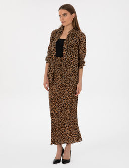 Camel A Kesim Dokuma Etek - Pierre cardin фото 3