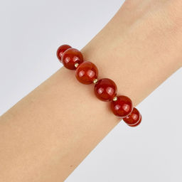 Браслет регулируемый с Сердоликом - Радуга самоцветов фото 2