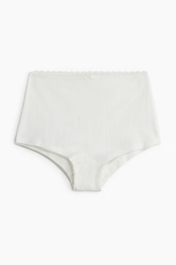 Braga shortie en pointelle