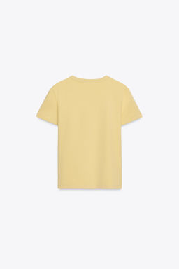 SHORT SLEEVE INTERLOCK T-SHIRT - Zara фото 4