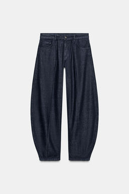 ZW COLLECTION MID-RISE BALLOON JEANS - Zara фото 4